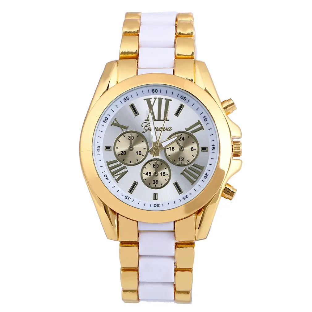 

Three-eye six-pin alloy men's watch Male world time 24-hour instructions Not waterproof Leisure Pointer and number