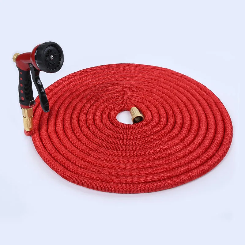 

2017 New Style Natural Expandable Rubber Hose Household High Temperature Wear-Resistant High Pressure Car Washing Gun And Valve