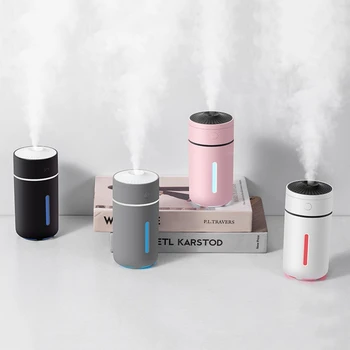

Ultrasonic Cool Car Mist Humidifier Fogger Mist Maker USB Mini Air Humidifier Purifier with LED Light for Bedroom Office