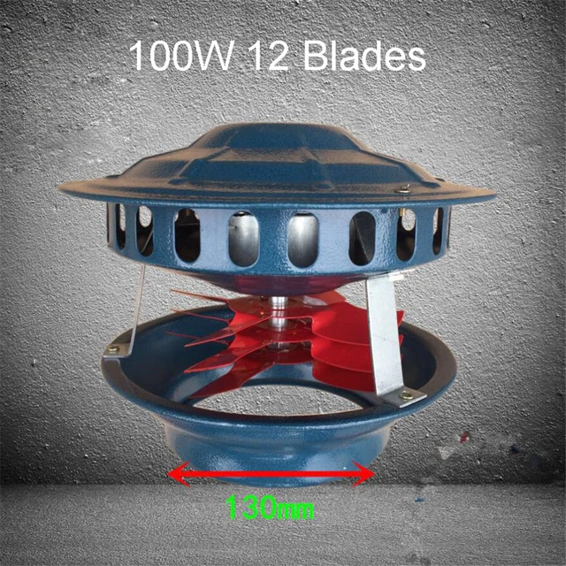 220V Chimney Draft Fan Furnace Smoke Exhaust Fan Multi Leaf Smoking Machine Ventilation  Fan Stove Exhaust Fan 50W-100W - AliExpress