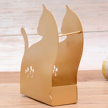 

Creative Mosquito Coil Stand Iron Mosquito Incense Holder Insect Mosquito Coil Bracket Adorable Mosquito Coil Rack (Golden Cat)