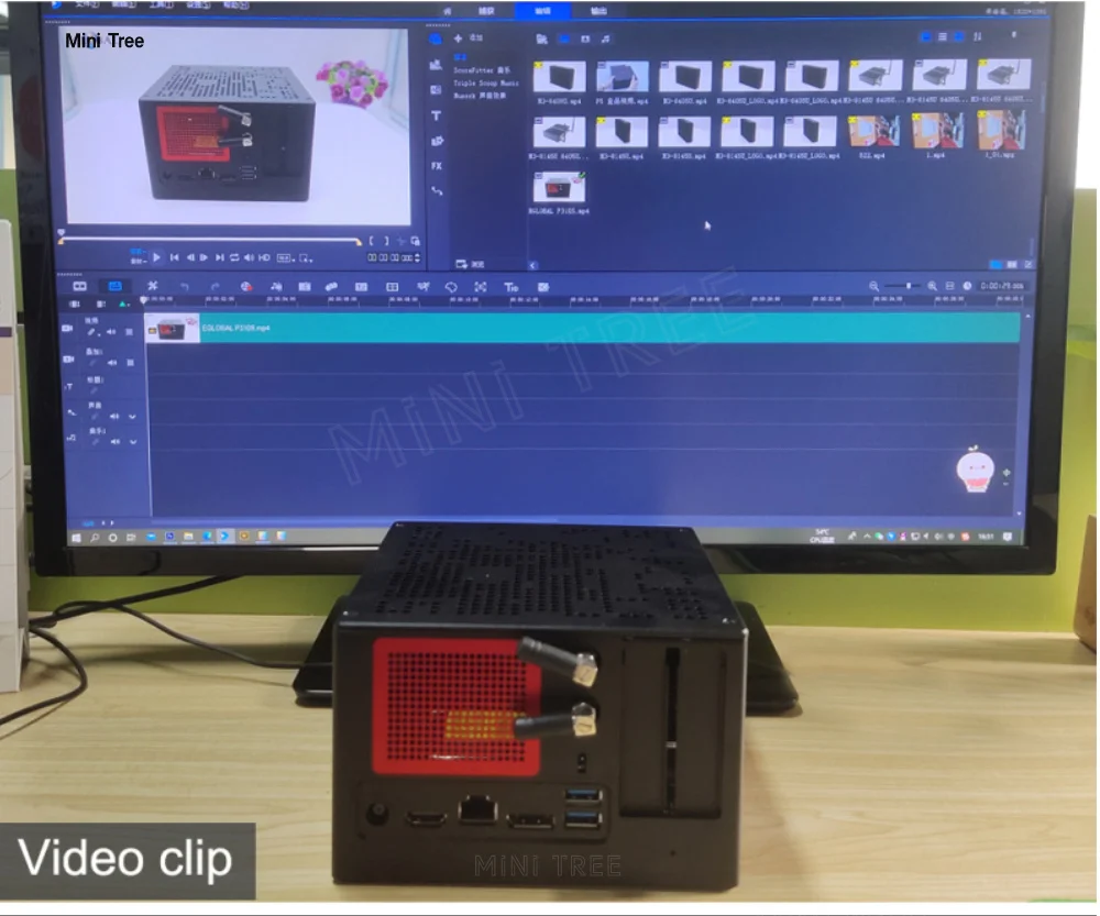 High-Performance Core i9-10850K Gamer Mini PC with 11900K, DIY Mini ITX Build, Discrete Graphics, Dual M.2 SSD, and Dual 2.5