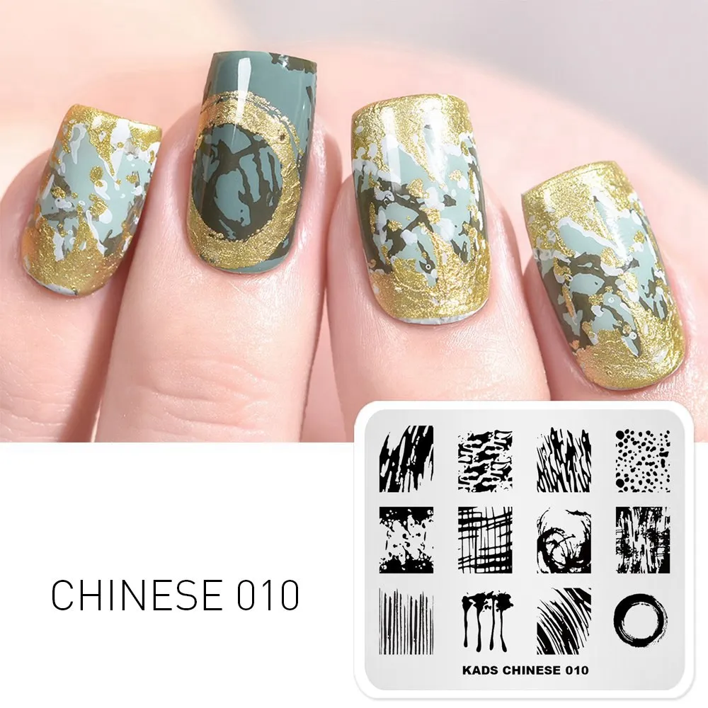 Chinese 010 Нейл-арт шаблоны для стемпинга для нейл-арта 36 дизайнов цветок бабочка геометрическое изображение штамп Шаблон трафарет Инструменты для маникюра - Цвет: Chinese 010