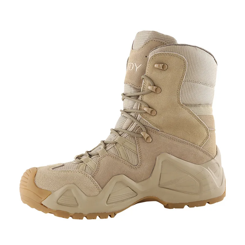 Outdoor Sports High Tops Tactical Boots Spring Autumn Men Women Military Training Climbing Camping Hunting Antiskid Hiking Shoes | Спорт и