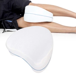 Leg-Clamping Heart Shaped Slow Rebound Legs Pillow Comfortable Breathable Decompression Fatigue Relief Knee Support Legs Pillow