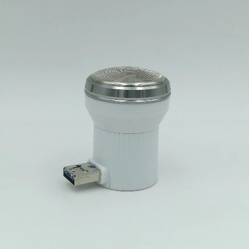 Креативная портативная мини-бритва для электробритва с Usb разъемом питания, для путешествий и улицы, триммер для бороды, бритва может быть подключена к мобильному телефону Android