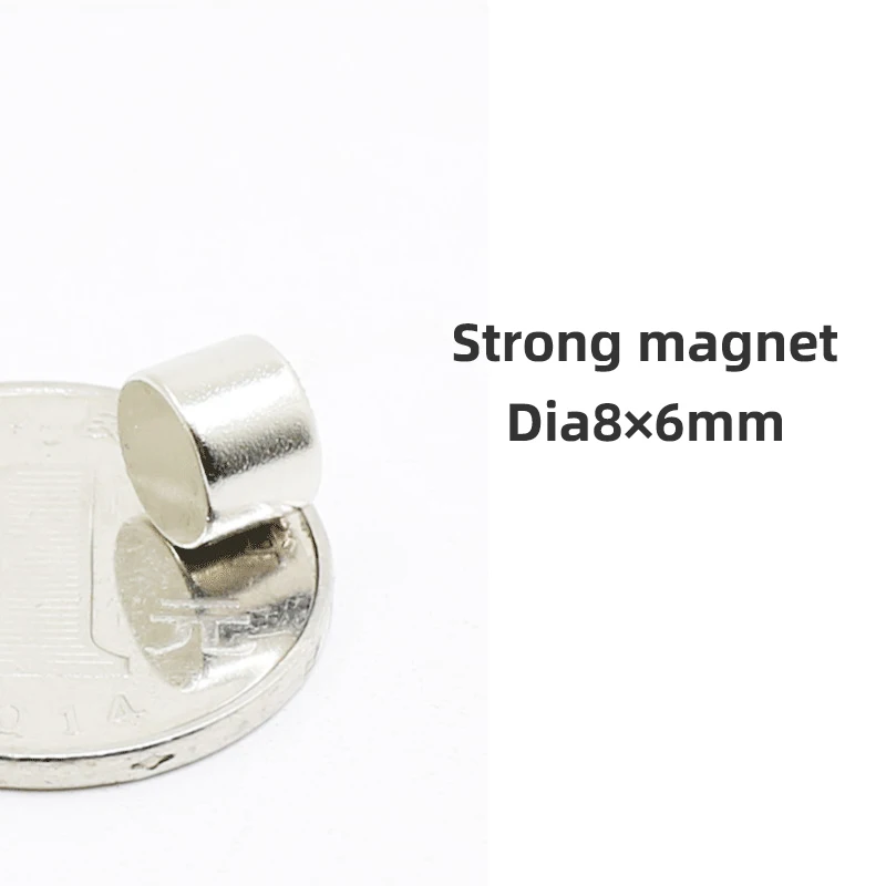 10/30/100 штук 8 мм х 6 мм Сильный диск редкоземельный магнит 8X6 Неодим N35 мини маленькие круглые магниты 8*6 мм