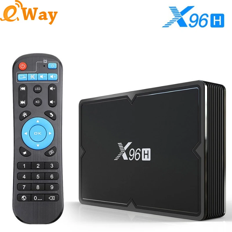 Приставка Смарт ТВ X96H Android 2020 Wi Fi BT 6K 9 0 Мбит/с 4 + 64 ГБ|ТВ-приставки и медиаплееры| |