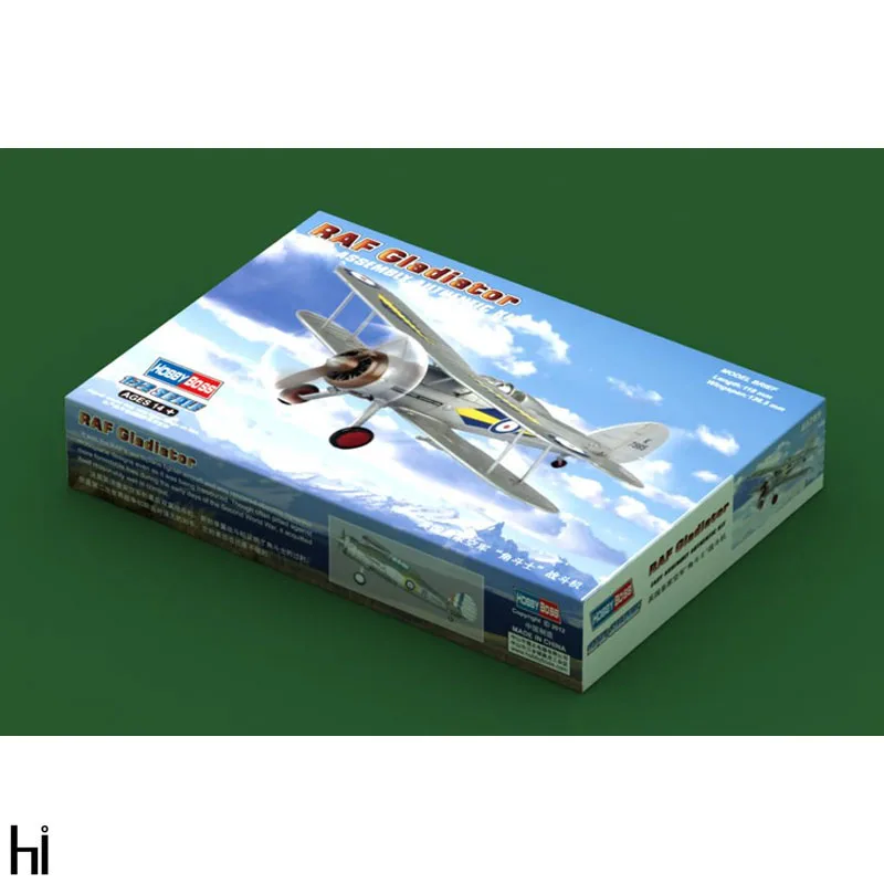 Hobbyboss 80289 1:72 British raf gladiator Fighter Plane Airplane Aircraft Display Toy Plastic Assembly Model Kit | Игрушки и хобби