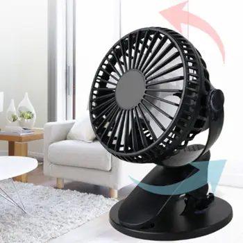 

USB Portable Handheld Small Fan New Clip Fan Charging Mini Rechargeable Desktop 360 Clip Fans 1pc