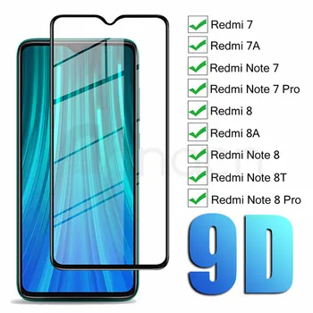 

9D Tempered Glass For Xiaomi Redmi Note 6 8 7 8T Glass Screen Protector For Redmi 7 7A 8 8A6 6A For Redmi Note 8T 7 8 Pro Glass