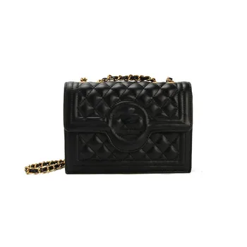 

2020 New Luxury Brand Women's Shoulder Bag Clutch Bag Chain Shoulder Strap W omen Handbag Messenger Bag Women Pu Leather Bag