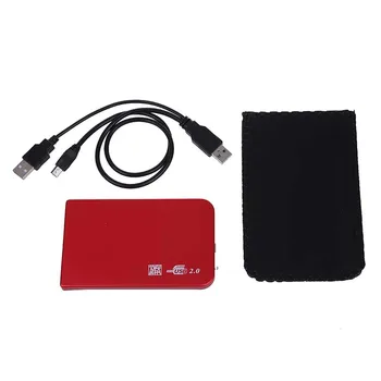 

2.5 "EXTERNAL CASE ENCLOSURE USB 2.0 HARD RED