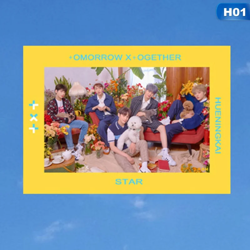 KPOP TXT сборный альбом для мальчиков Корона фото карта самодельная ЛОМО карта фото карта звезда маленькая карточка прозрачная матовая