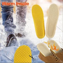 Теплые кашемировые теплые стельки унисекс; Утолщенные мягкие дышащие зимние спортивные ботинки; мужские и женские ботинки; D40