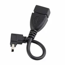

USB A Female To Mini 5P USB B Male Conversion Adapter 1pcs High Quality 10CM OTG Cable Up To 480mbps Upwards Wholesale Standard
