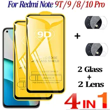 Pelicula Redmi Note 9T , Xiaomi Note9 T Glass Note10 8 Pro protetor de vidro Xiomi Note9T 9S protetor de tela 360 capa completa filme frontal película Xiaomi Redmi Note 9 T 5G Screen Protector