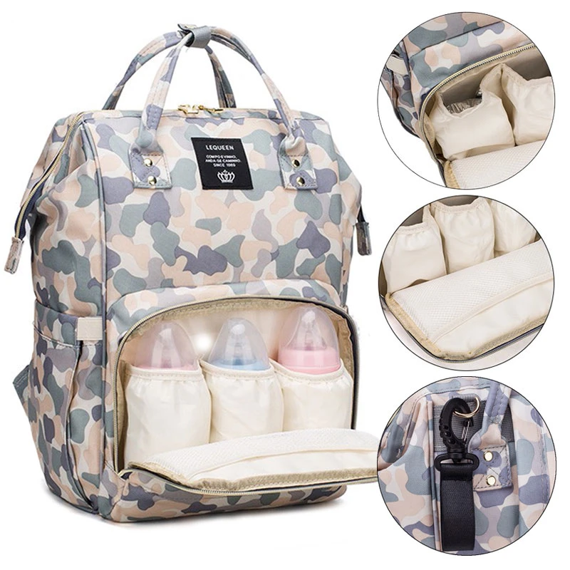 camouflage diaper bag