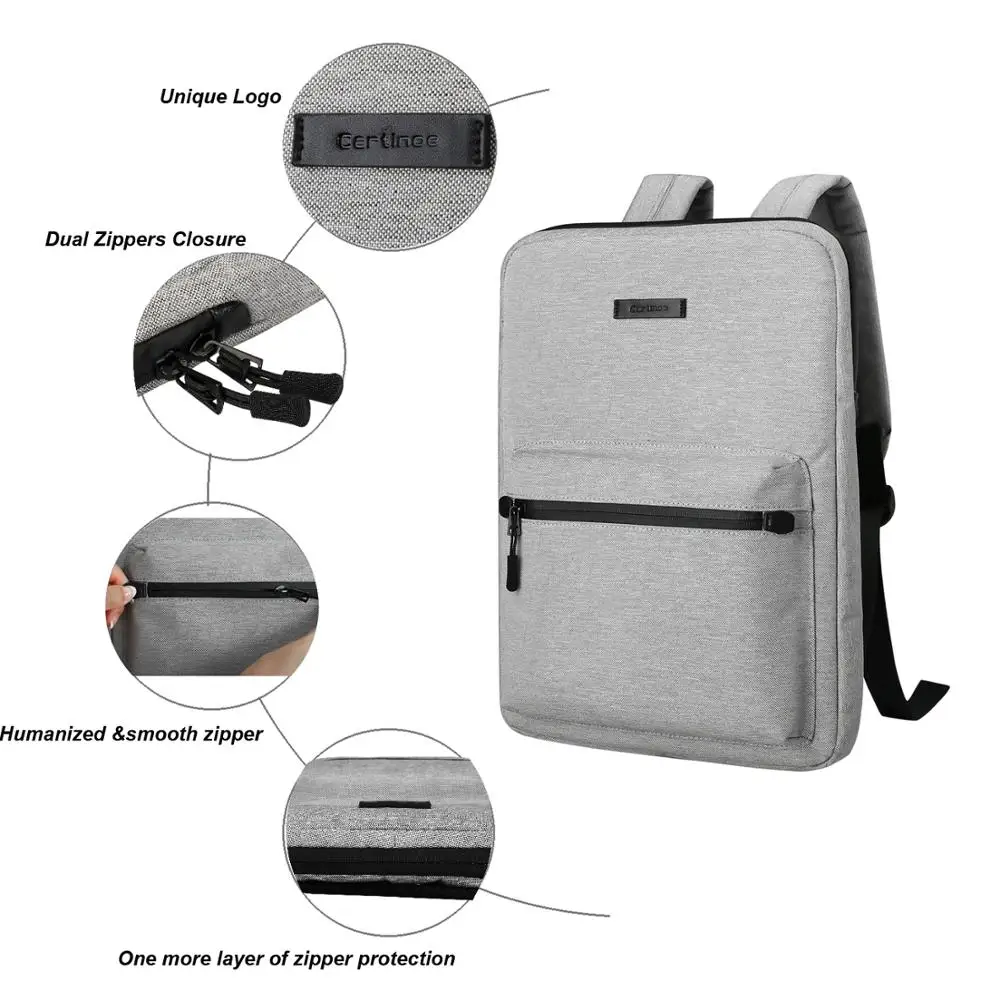 Сумка для ноутбука унисекс 15 6 дюйма Macbook Pro тонкий рюкзак Air 13 школьный подростков