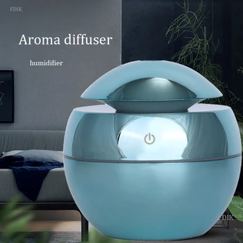 

NEW 130ml Plating Color USB Ultrasonic Air Humidifier Diffusers Aromatherapy Essential Oil Diffuser Humidifier for Home Office