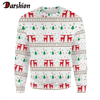 

2019 Hoodie Men Fashion Sweatshirts Men Novelty Autumn Winter Christmas Printing Long Sleeve Pullover Christmas Male Clothes