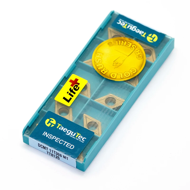 DCMT11T308 &amp DCMT11T304 TT8115 TT8125 CT3000 TT9080 10 шт./лот TaeguTec отрицательные треугольные внешние