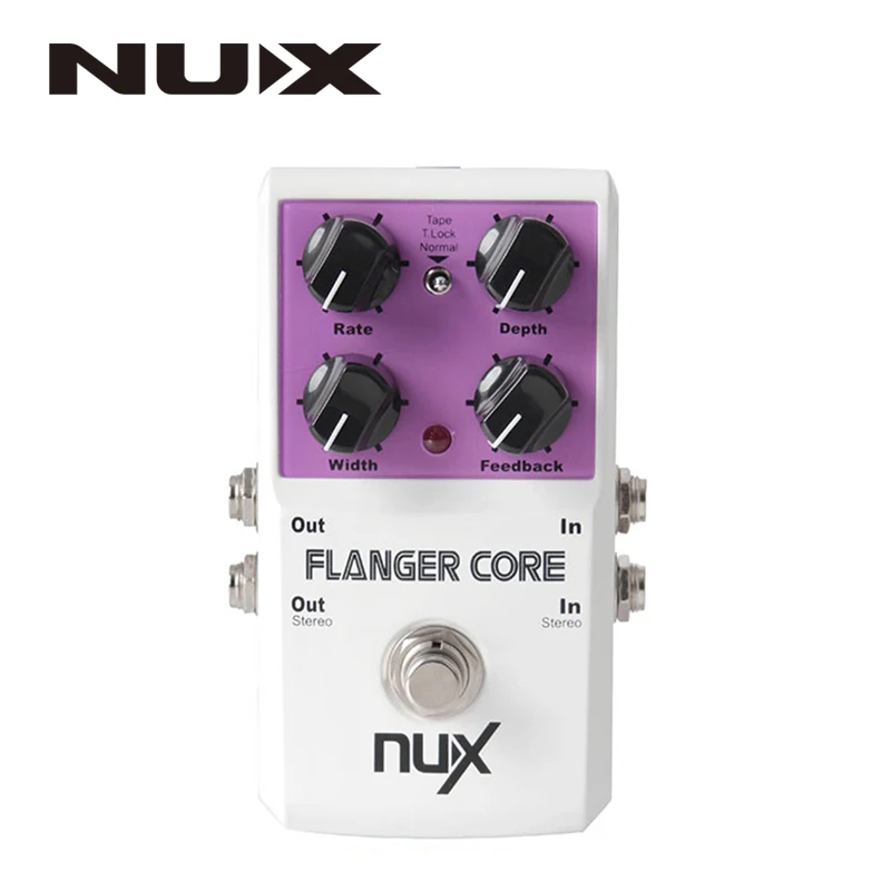Педаль эффектов для гитары NUX Flanger Core обычная и лента True Bypass | Спорт развлечения