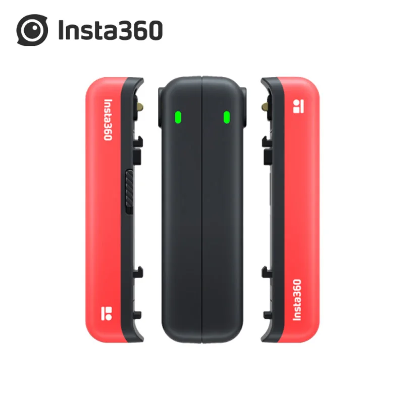 2 Pz 1190Mah Originale Insta360 One R Base Batteria + Hub Di Ricarica Rapida Per Insta 360 R 4K Grandangolare/Doppio Obiettivo 360 /1 Pollice Accessor