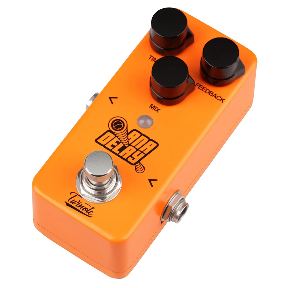US $33.99 Twinote Ana Delay Pedal Electric Guitar Effect Digital Delay Effects with 800ms Delay Time Tap Tempo Function Guitar Accessories