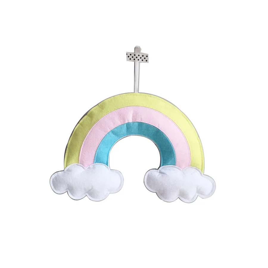 Rainbow Cloud Wall Hanging Decoration Baby Room Kids Tent Decoration Children Room Accessories Photo Props Nordic Home Decor