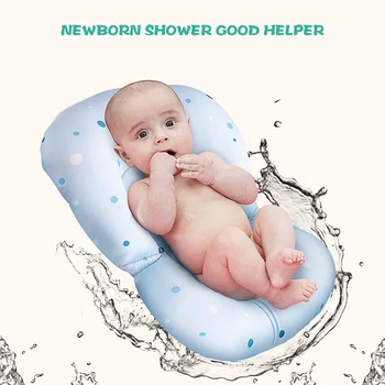 

Polka Dot Multifunction Baby Bath Mat Cartoon Portable Soft Bath Tub Pad Non-Slip Bathtub Mat Newborn Safety Security Bathtub