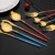 24шт Новый Зеленый Золотой Набор Столовых Приборов Зеркало Dinnenrware Набор Столовых Приборов Из Нержавеющей Стали Обеденный Нож Вилка Ложка Чайная Ложка Для Дома