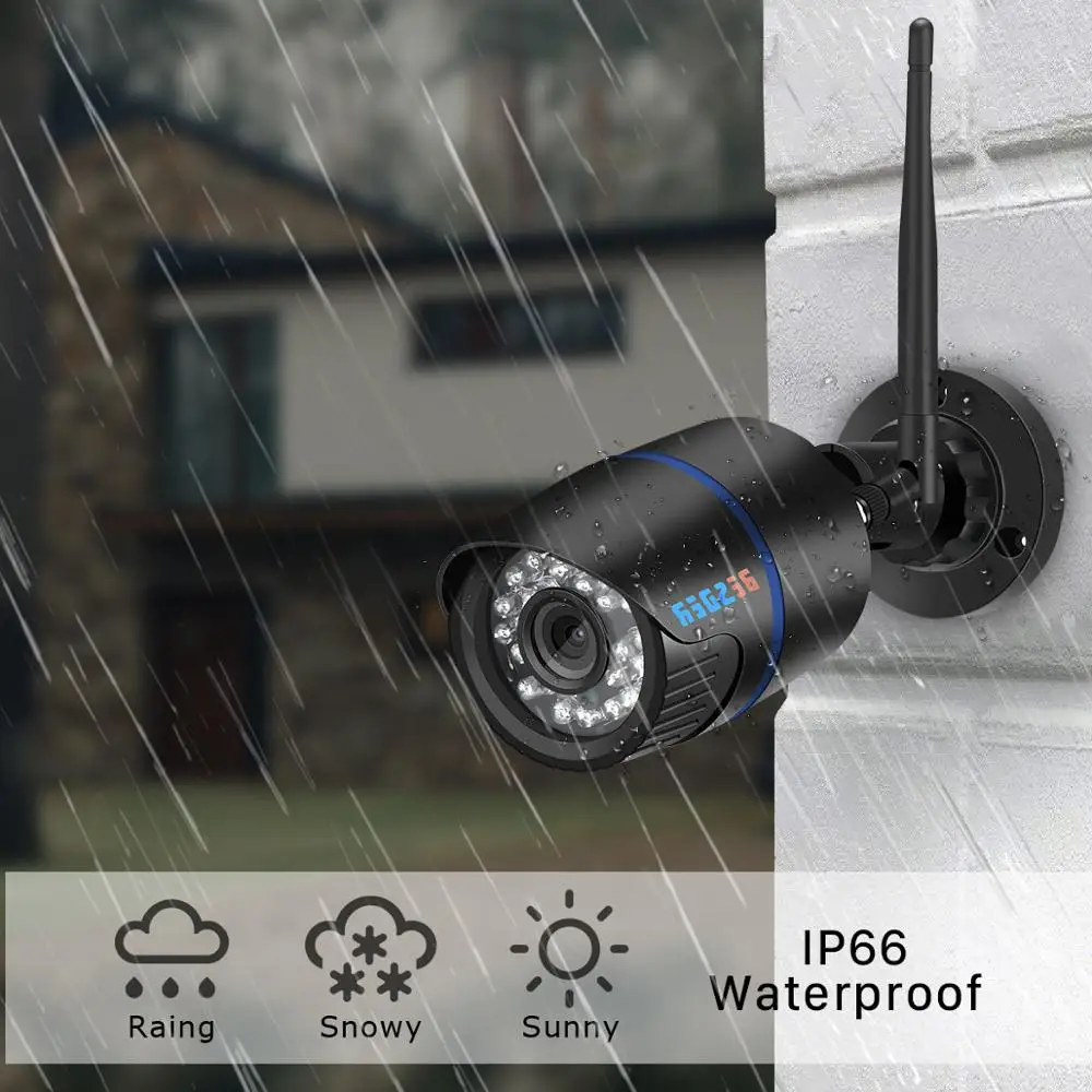 BESDER 5MP Беспроводная ip камера ночного видения 720P ONVIF для наружного наблюдения Wifi со