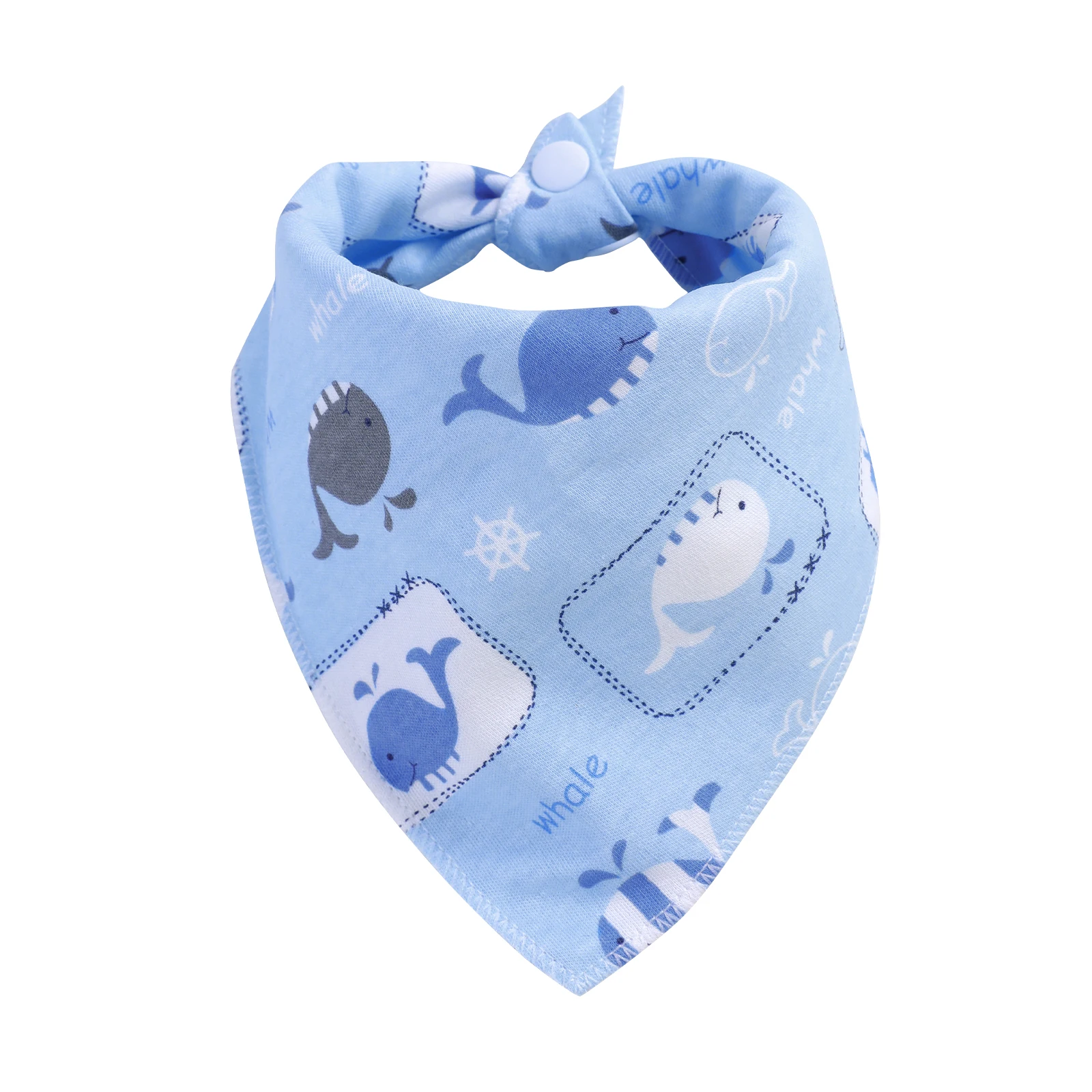 Silicone Anti-lost Chain Strap Adjustable  39 Style Newborn Bibs Cotton Triangle Double Bandana Bib Infant Toddler Girl Boy Wipes Bib Scarf Colorful Saliva Fashion Pattern baby accessories girl Baby Accessories