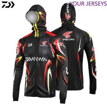 

2020 Fishing daiwa clothing Clothing Fishing Jacket Summer Qucik Drying Sun Protection Anti-UV Breathable Hooded Cycling Fishin