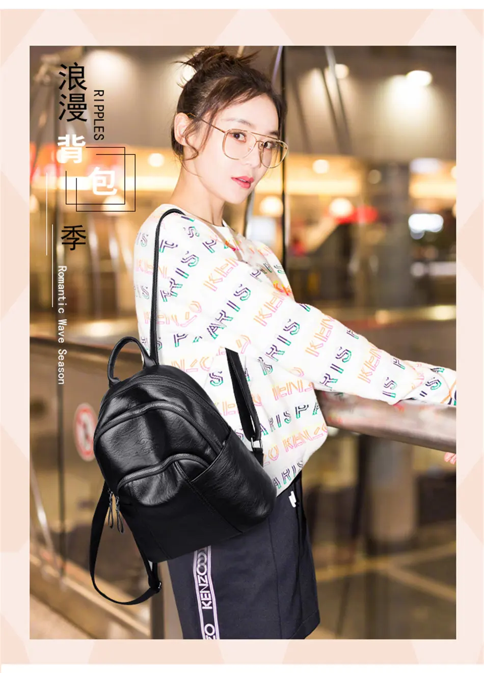 Bagpack Women Leather Backpack High Quality Female Shoulder Bag Casual Solid Backpack Purse School Bag For Teenage Girls Mochila