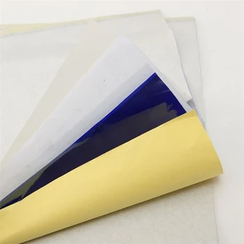 

10 Pcs 4 Layer Carbon Thermal Stencil Tattoo Stencil Transfer Paper Professional Tattoo Carbon Tattoo Stencil Accessories