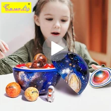 

Wooden Solar System Toys Gifts Girls Set Boys Universe Planets Learning Game Educational Space Children's Toy Christmas For Kids
