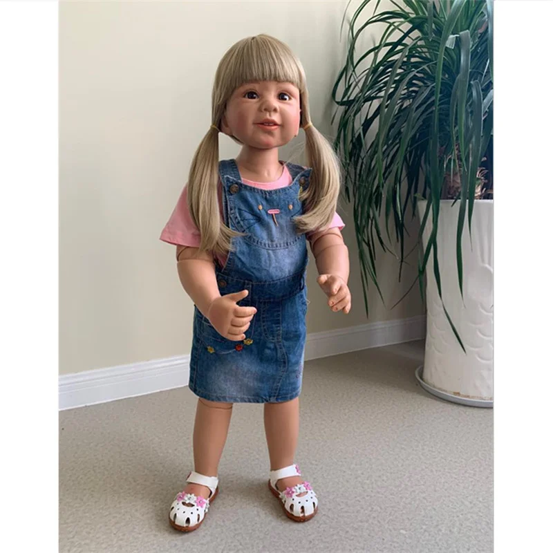

87cm Reborn Toddler Girl Bonecas Bebes Reborn Menina Princess Toddler Toy Full Silicone Inteiro Baby Reborn BJD Christmas Gifts