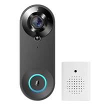 Tuya – sonnette vidéo intelligente 1080P, wi fi, interphone vidéo, Audio bidirectionnel, pour Alexa, Echo, Google Home