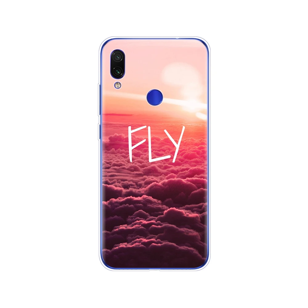 Чехол для Xiaomi Redmi Note 7 pro, силиконовый мягкий чехол из ТПУ для Xiaomi Redmi Note 7 copas, 6,3 дюймов, защитный чехол 360 - Цвет: 34494