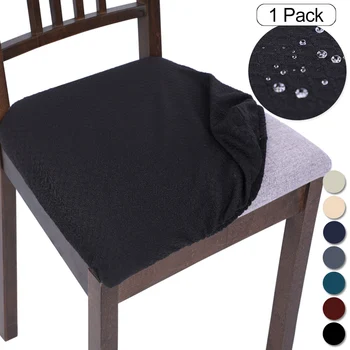 

1/2/4/6Pcs Chair Seat Protector Covers Kitchen Stretch Dining Chair Cover Removable Elastic Seat Case Living Room Slipcover