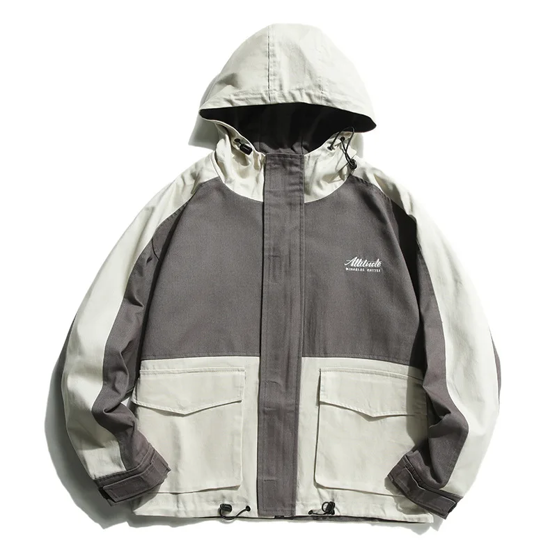 

City Where the Product 2019 Autumn Clothing New Style Joint Hooded Jacket Coat Fashion Men'S Wear Autumn Men Jacket