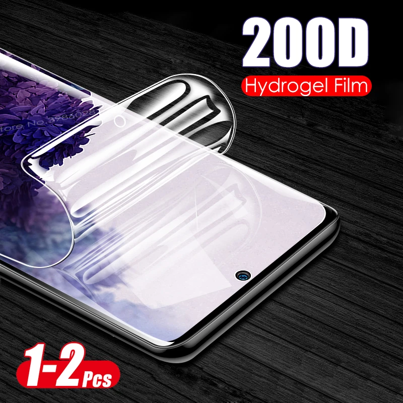 200D Гидрогелевая мягкая пленка для Samsung Galaxy S10 S20 Plus ультратонкая Защитная экрана s10