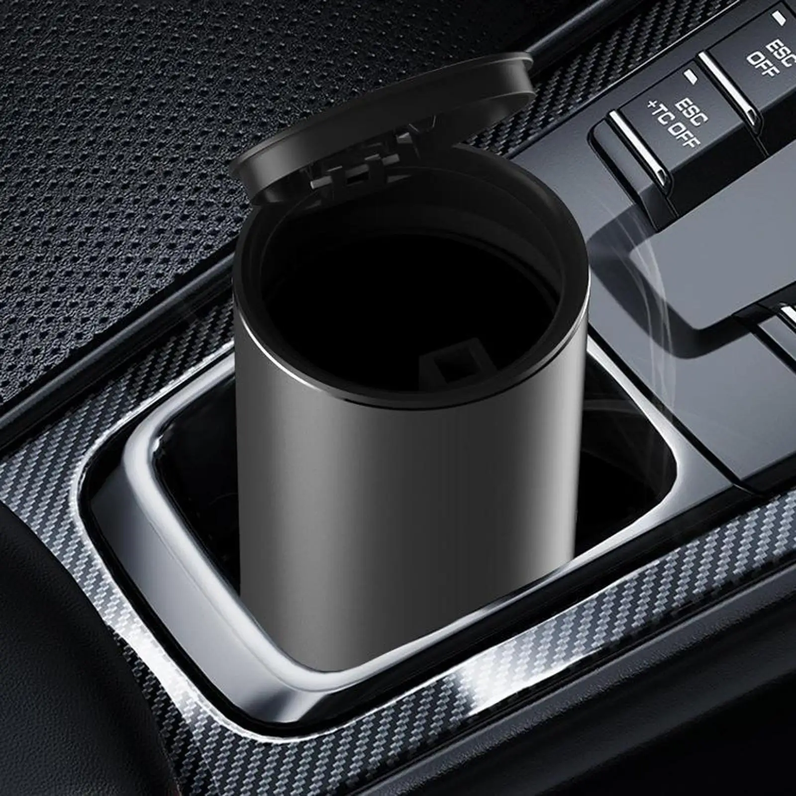 Alloy ABS Car Trash Can Auto Organizer Storage Bag Car Garbage Bin Ashtray Dust Case Holder Car Accessories ެ߬ Ӭ֬լ