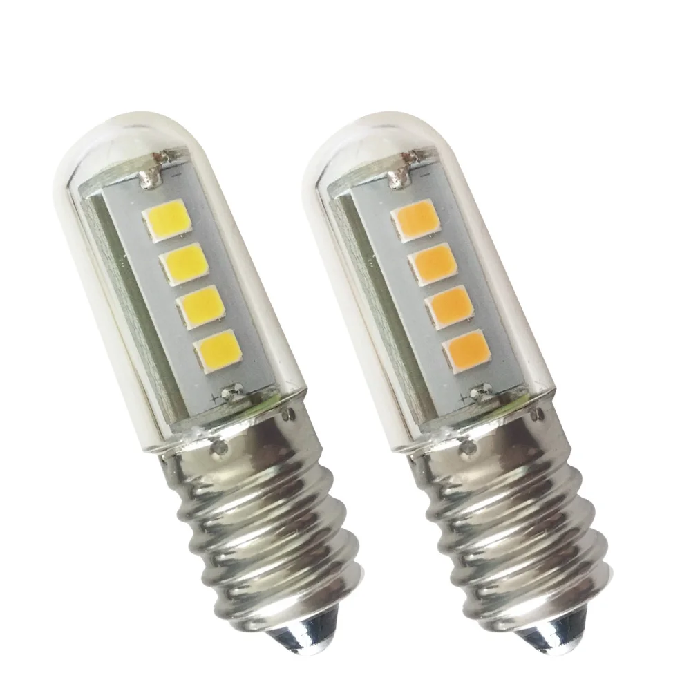 2 шт. мини E14 Светодиодный светильник Blub 2835 SMD 3 Вт лампа для холодильника