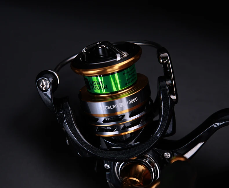 Оригинальная спиннинговая Рыболовная катушка Daiwa Exceler LT серии 1000-6000, 5BB подшипники, 5-12 кг, силовая Рыболовная катушка