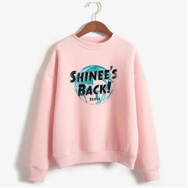 Shinee Forever Kpop женские толстовки Harajuku пуловер корейский стиль K-pop мир Shinee Crewneck Толстовка Shinee Jonghyun - Цвет: 11