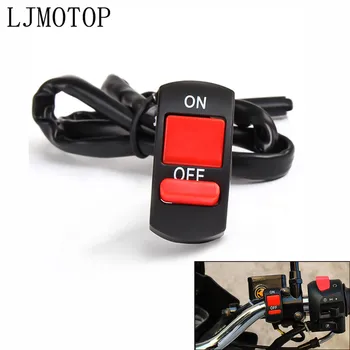 

Universal Motorcycle Switches Handlebar Flameout Switch ON OFF Button For Honda VT1100 X-11 CBR250R ST1300 forza 300 CBR650R