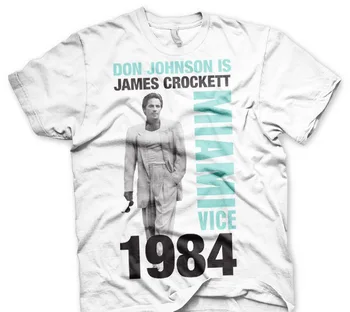 

Officially Licensed Miami Vice Don Johnson Is Crockett 3Xl 4Xl 5Xl Men'S T Shirt Hot New 2018 Summer Fashion T Shirts